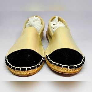 Sociology Women's Seaside 2-Eye Canvas Boat Shoe - Khaki/Black, 8 US